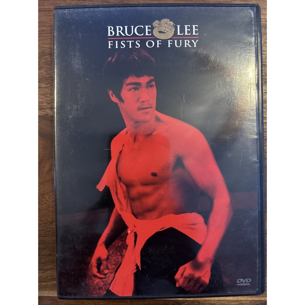 Bruce Lee Fists of Fury Martial Arts Movie 1971 DVD Release 2001, Pre-Owned‎